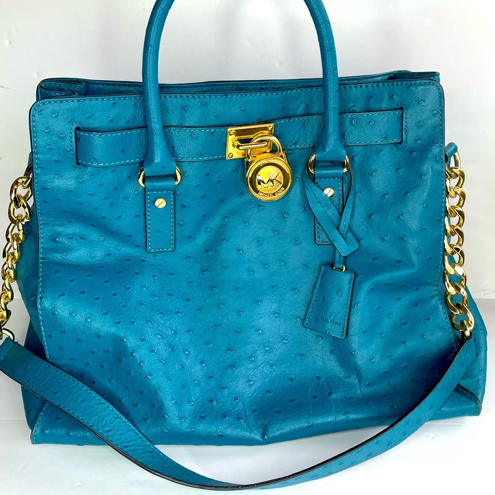 Michael Kors teal handbag